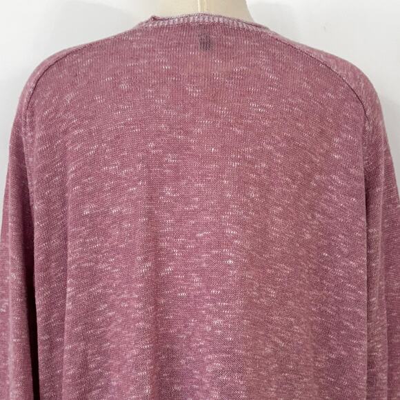 Eileen Fisher Organic Linen Cotton Crew-Neck Long Sleeve Sweater Pullover M - Picture 7 of 9